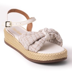 Priceshoes Sandalias Planas Mujeres 462JC012BEIGE