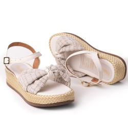 Priceshoes Sandalias Planas Mujeres 462JC012BEIGE