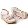 Priceshoes Sandalias Planas Mujeres 462JC012BEIGE