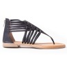 Priceshoes Sandalias Planas Mujeres 3022525NEGRO