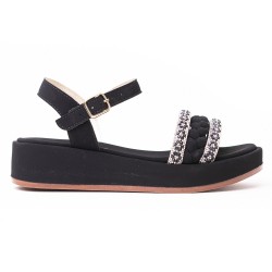 Price Shoes Sandalia Confort Mujer 4729029NEGRO