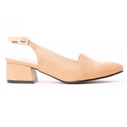 Price Shoes Tacon Cerrado Puntudo Mujer 542684-1COCOA
