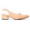 Price Shoes Tacon Cerrado Puntudo Mujer 542684-1COCOA