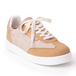 Price Shoes Tenis Moda Mujer 4222508BEIGE