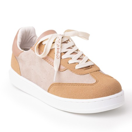 Price Shoes Tenis Moda Mujer 4222508BEIGE