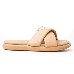 Priceshoes Sandalias Planas Mujeres 902BOM-01CAMEL