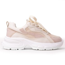 Price Shoes Tenis Moda para Mujer 822632BEIGE
