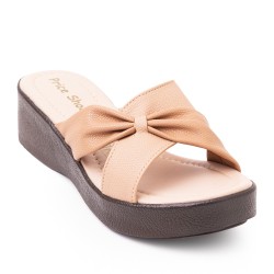 Price Shoes Sandalias Confort para Mujer 862C-04NUDE