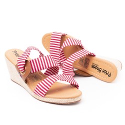 Price Shoes Plataformas para Mujer 692A140ROJO