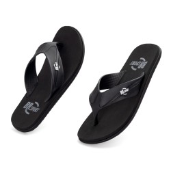 Sky Walk Sandalia Plana para Hombre 6631372260-100NEGRO