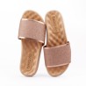 Price Shoes Sandalia Plana para Mujer 0228360-353OROROSA