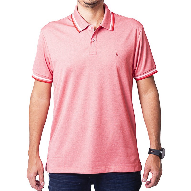 Sky Walk Camiseta Tipo Polo Para Hombre 7731140100D1ROJO