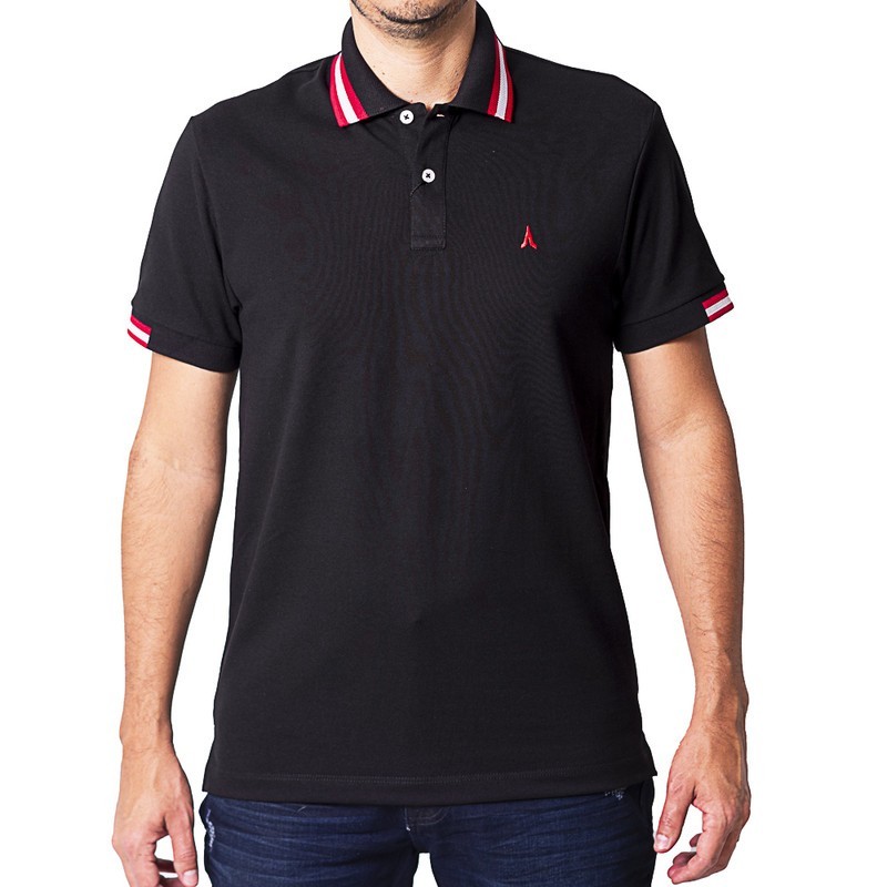 Sky Walk Camiseta Tipo Polo Para Hombre 7731140100D3NEGRO