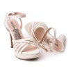 Price Shoes Sandalia Tacón para Mujer 182FL858TALCO