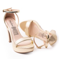 Price Shoes Sandalia Tacón para Mujer 182FL859CHAMPANA