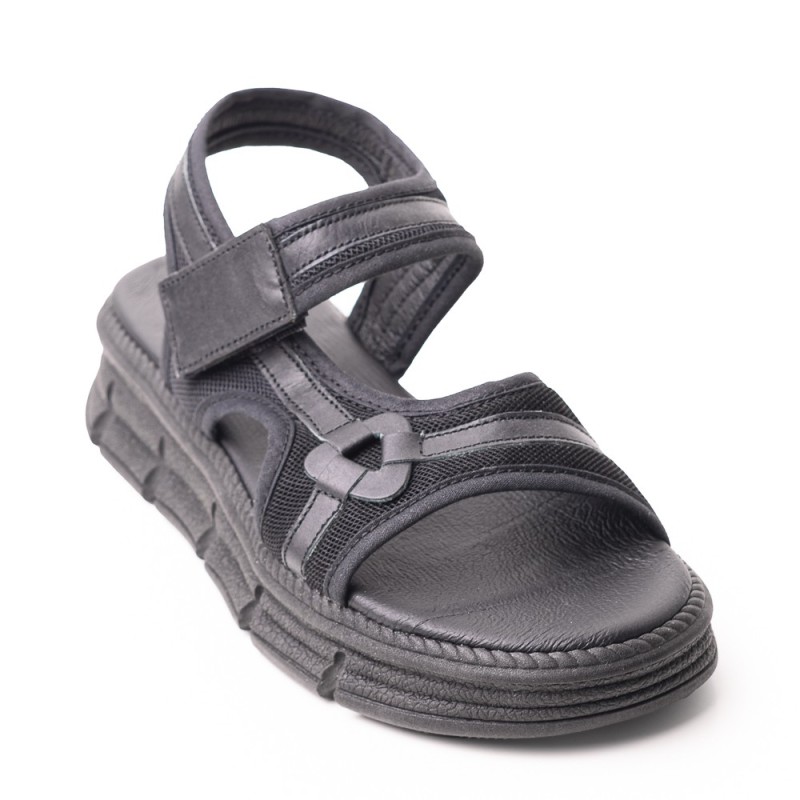 Price Shoes Sandalia Confort para Mujer 752RITA-1NEGRO