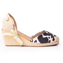 Price Shoes Tacon Cuña para Mujer 692A00VTNEGRO