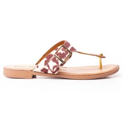 Price Shoes Sandalia Plana para Mujer 692P49VTCAFE