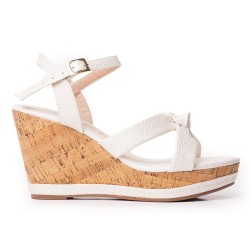 Price Shoes Sandalia Plataforma para Mujer 462JC016PERLA