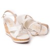 Price Shoes Sandalia Plataforma para Mujer 462JC016PERLA