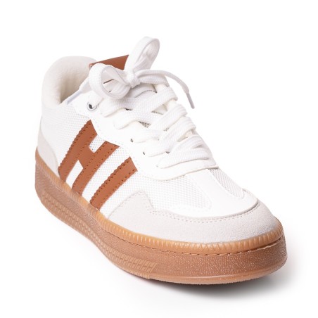 Price Shoes Tenis Moda para Mujer 102051CAFE