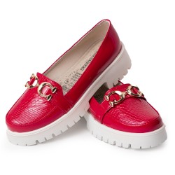 Price Shoes Mocasines Casuales para Mujer 252A20ROJO
