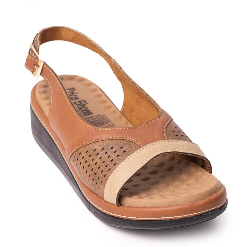 Price Shoes Sandalia Confort para Mujer 6925688TIERRA