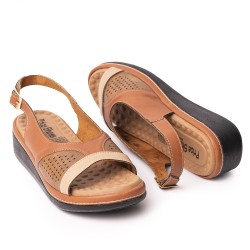 Price Shoes Sandalia Confort para Mujer 6925688TIERRA