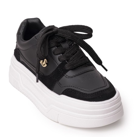 Price Shoes Tenis Moda para Mujer 822660NEGRO