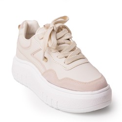 Price Shoes Tenis Moda para Mujer 822676BEIGE