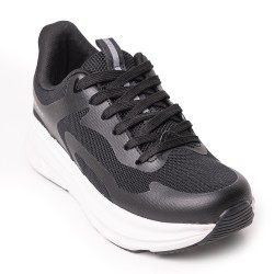 Price Shoes Tenis Deportivo para Mujer 702E6801W02NEGRO