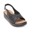 Price Shoes Sandalia Confort para Mujer 6925688NEGRO