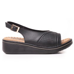 Price Shoes Sandalia Confort para Mujer 6925688NEGRO
