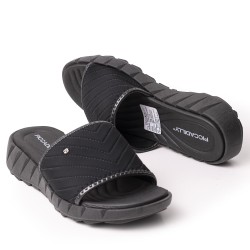 Price Shoes Sandalia Plana para Mujer 622215007NEGRO