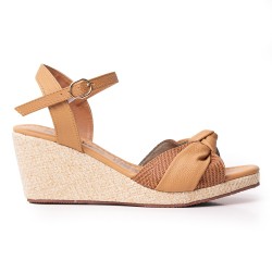 Price Shoes Tacón Cuña para Mujer 692A144AMARETTO