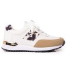 Price Shoes Tenis Moda para Mujer 822680BEIGE