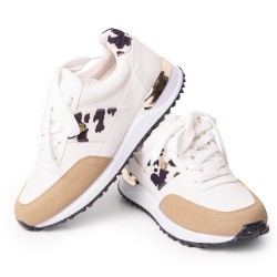 Price Shoes Tenis Moda para Mujer 822680BEIGE