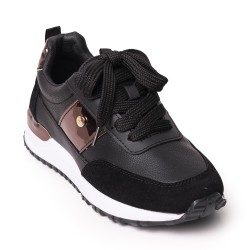 Price Shoes Tenis Moda para Mujer 822680NEGRO