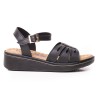 Price Shoes Sandalia Confort para Mujer 6925624NEGRO