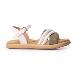 Price Shoes Sandalias Confort para Mujer 412F-007TALCO
