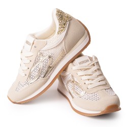 Price Shoes Tenis Moda para Mujer 6225BF137832BEIGE