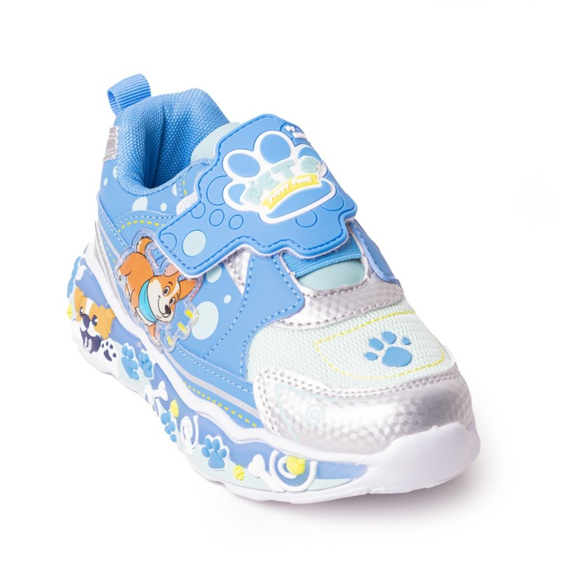 Price Shoes Tenis Infantiles con Luces para Niñas 204GKNAGR25-OAZUL