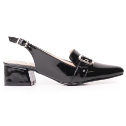 Price Shoes Tacon Bajo para Mujer 9721221NEGRO