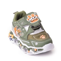 Price Shoes Tenis Infantiles con Luces para Niños 204NOGR25-SSVERDE