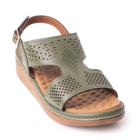 Price Shoes Sandalias Confort para Mujer 6925456OLIVA