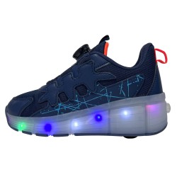 Price Shoes Tenis Patin con Luces para Niños 944MIGUELANGELNEGRO