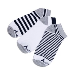 Sky Walk Tripleta de Medias para Mujer 772105TRIPACKRAYASAZUL