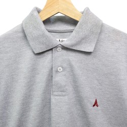 Sky Walk Camiseta Tipo Polo para Hombre 773107SKWSGRIS