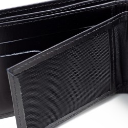 Sky Walk Billetera en Cuero para Hombre 773109CHARLYNEGRO
