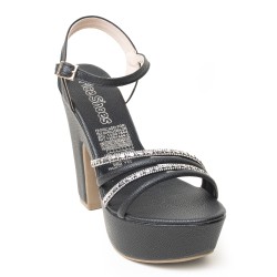 Price Shoes Tacón Moda para Mujer 382091NEGRO